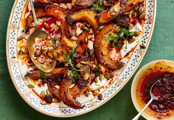 Cheese tart, corn salad, squash with ’nduja, radicchio salad: Joe Otway’s recipes for early autumn