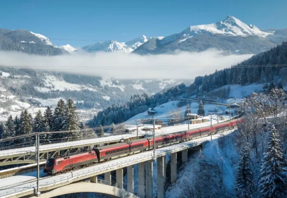 Fast track to the slopes: 12 European ski resorts by rail – in less time than you may think