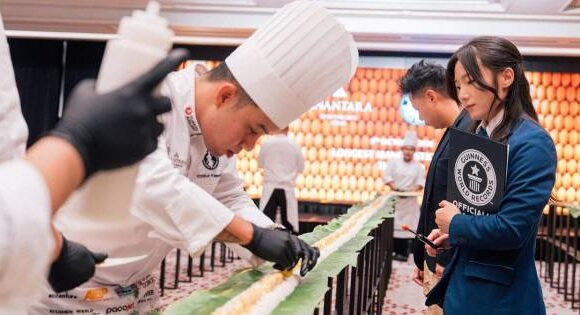 710936 guinness world records™ attempt for the longest mango sticky rice in the world at anantara siam bangkok hotel during world gourmet festival 2026 e23d06 large
